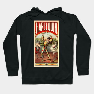 "Harlequin" Advertising Poster - (c. 1870) Hoodie